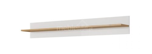 Arco shelf – glossy white