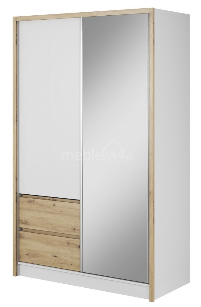 Sara 130 sliding wardrobe – oak color - Image 2