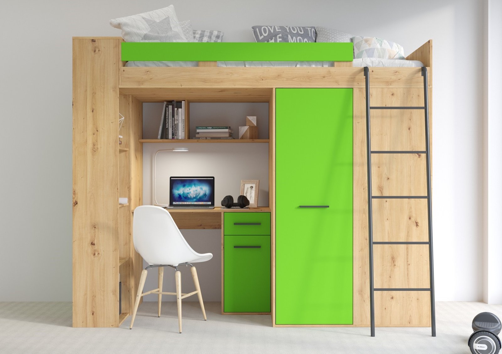 RAVENA P mezzanine without fabric, artisan / green - Image 2
