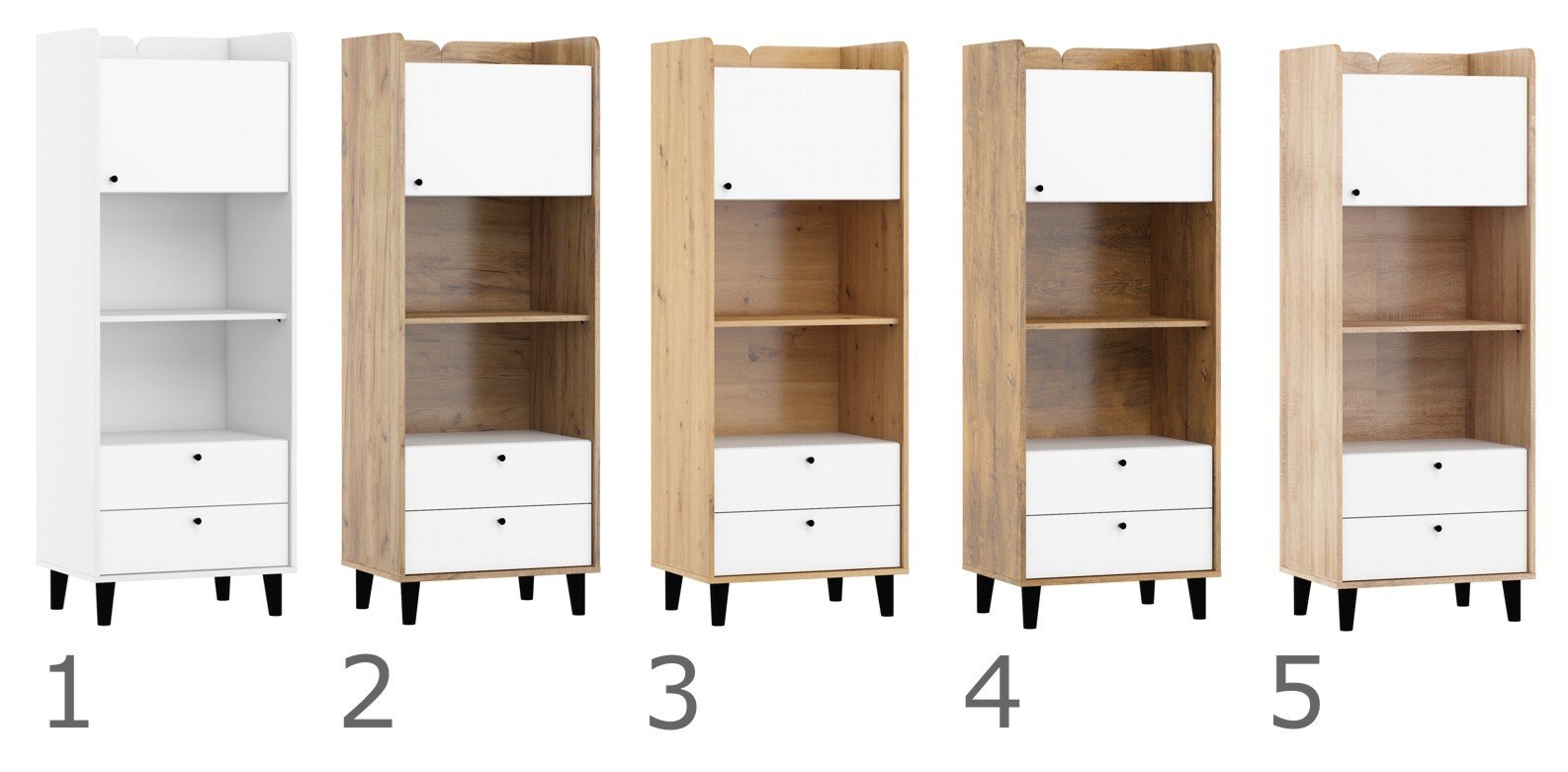 DOLCE 14 furniture, 1D2S shelf - Image 6