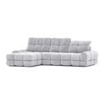 Tollo mini electric corner sofa, gray WERSAL Gr1
