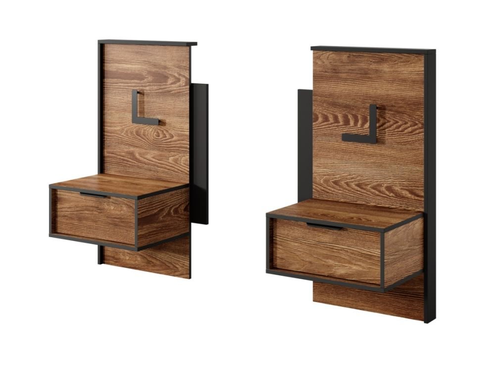 Milton bedside table, synchronous construction - 2 pcs.