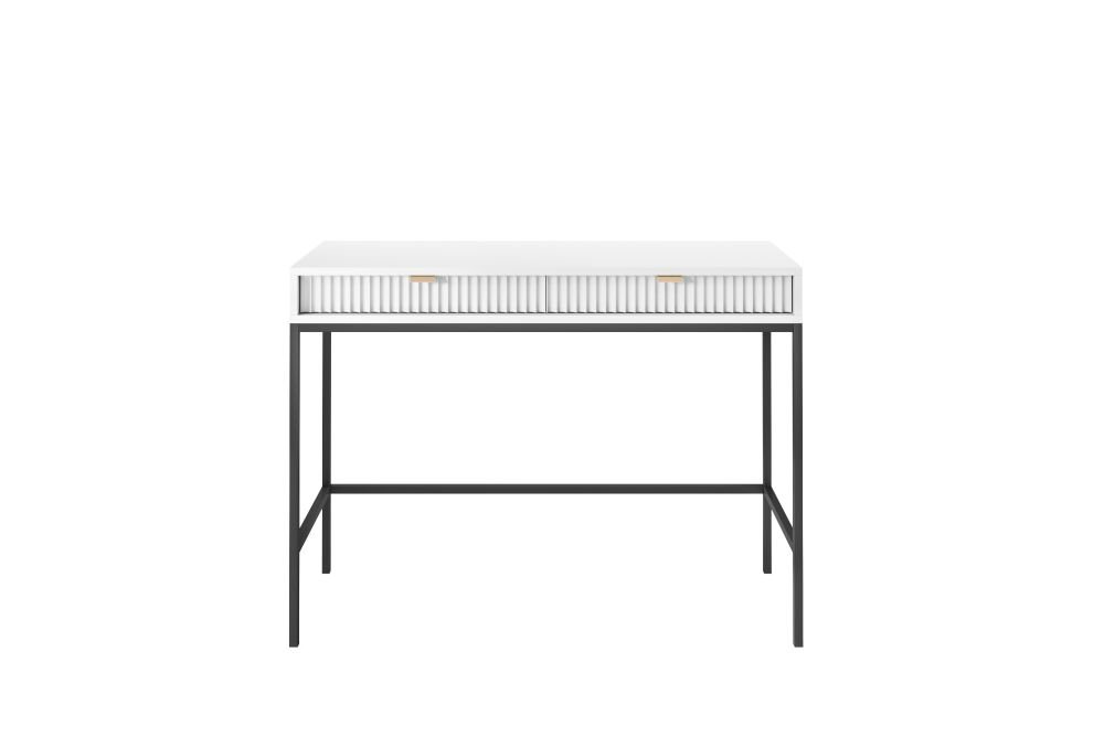 Nova console dressing table with drawers T-104 white - Image 2