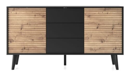 Willow KSZ154 chest of drawers with grooves in the facades