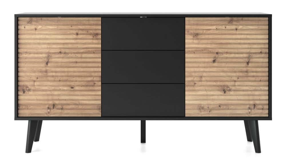 Willow KSZ154 chest of drawers with grooves in the facades