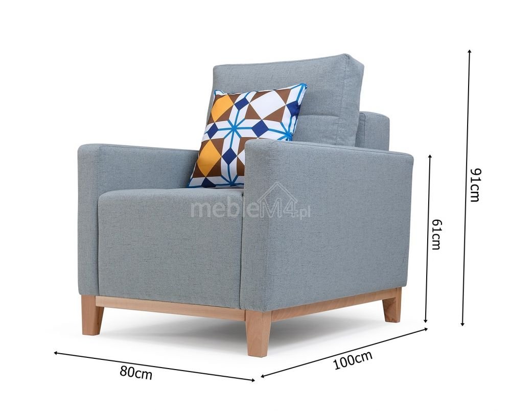 Ariel Gr3 Scandinavian armchair - Image 3