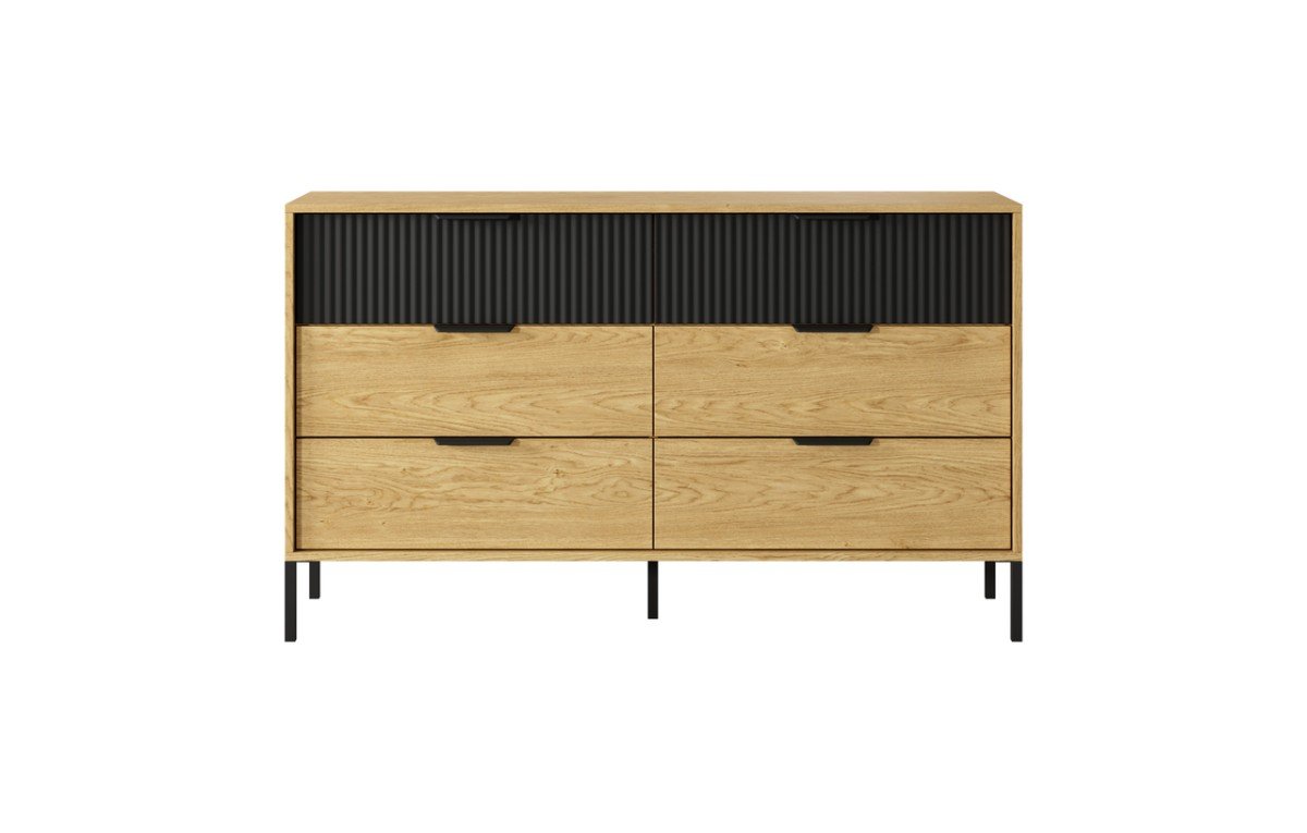 Chest of drawers with grooved inserts 138 6S Baltic - Image 2