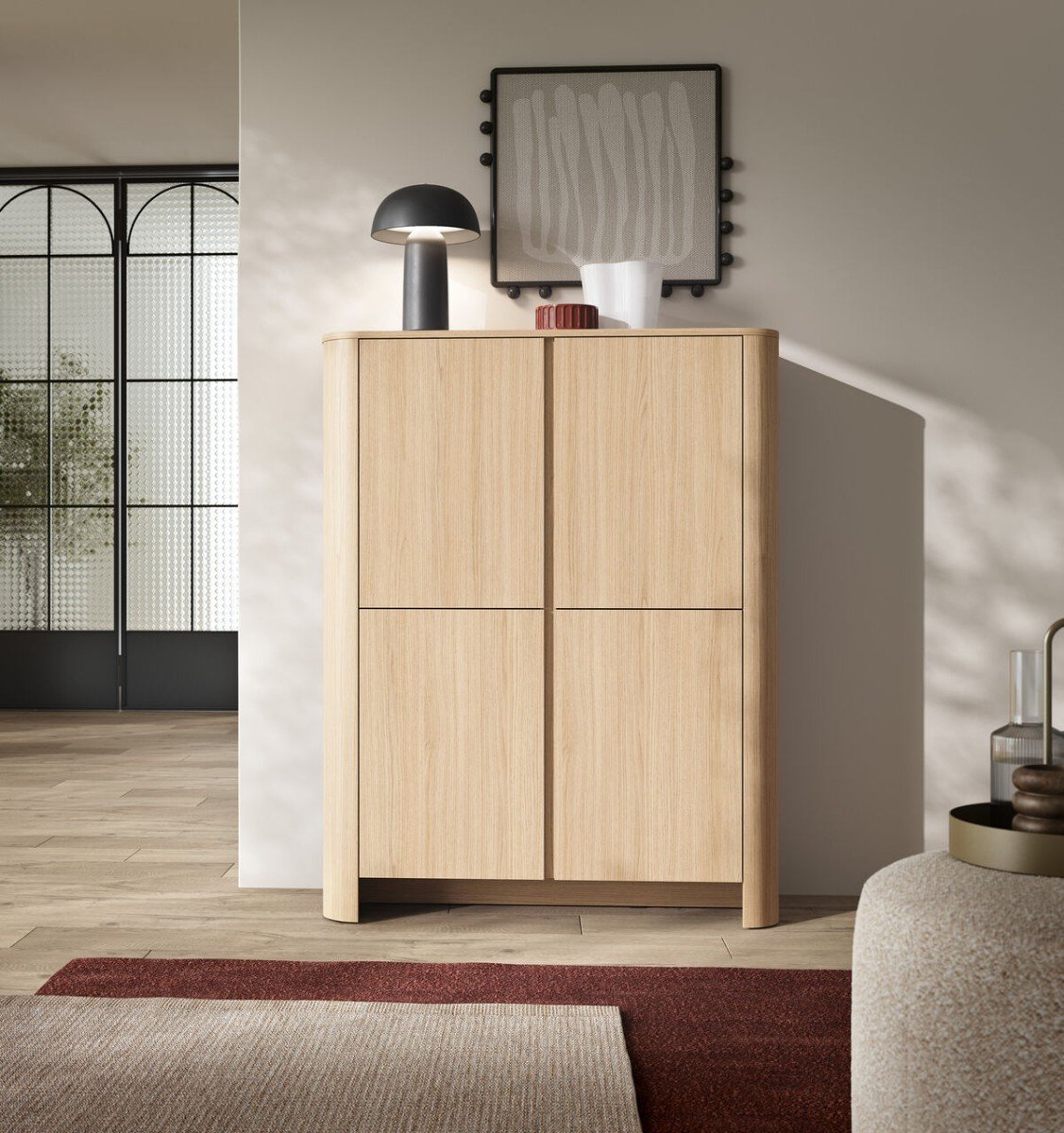 Bari Oak Vicenza Living Room Furniture Set - Image 5