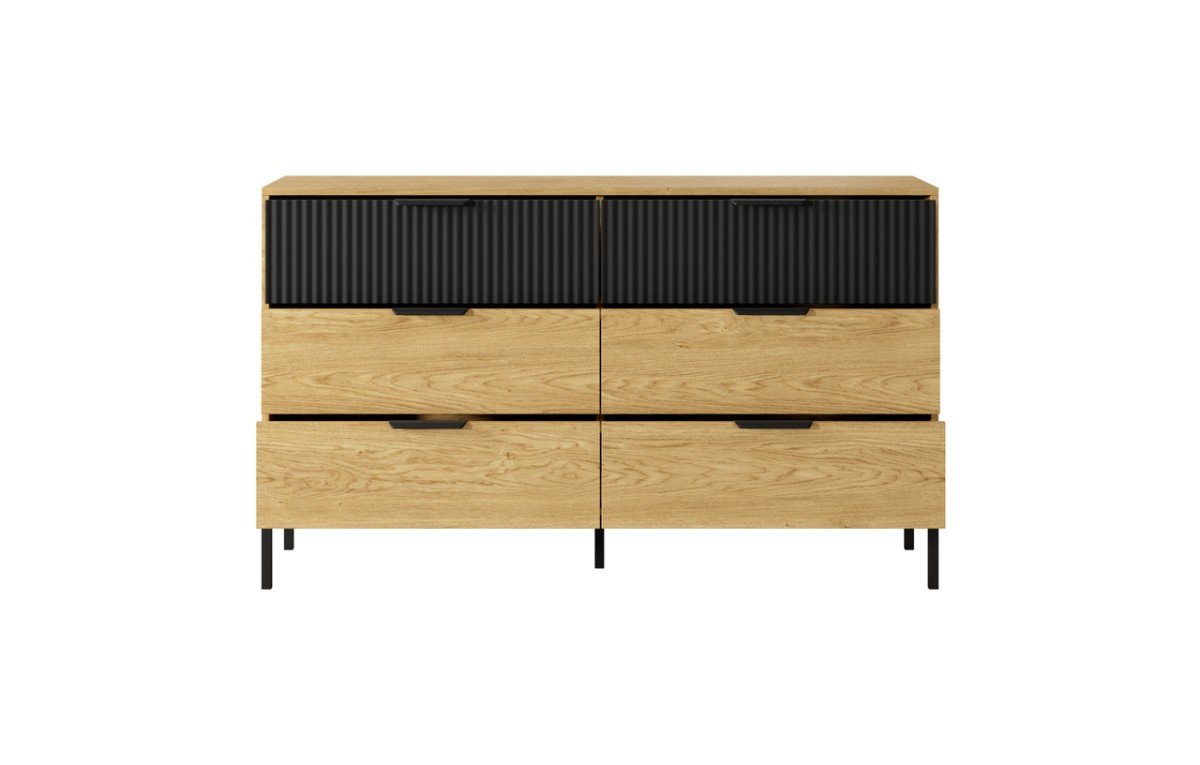 Chest of drawers with grooved inserts 138 6S Baltic - Image 3