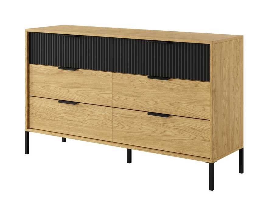 Chest of drawers with grooved inserts 138 6S Baltic