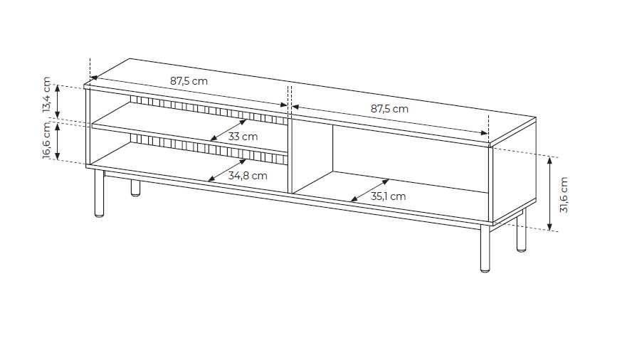 Loft-style TV cabinet with glass front and Lang 180 lighting - Image 5