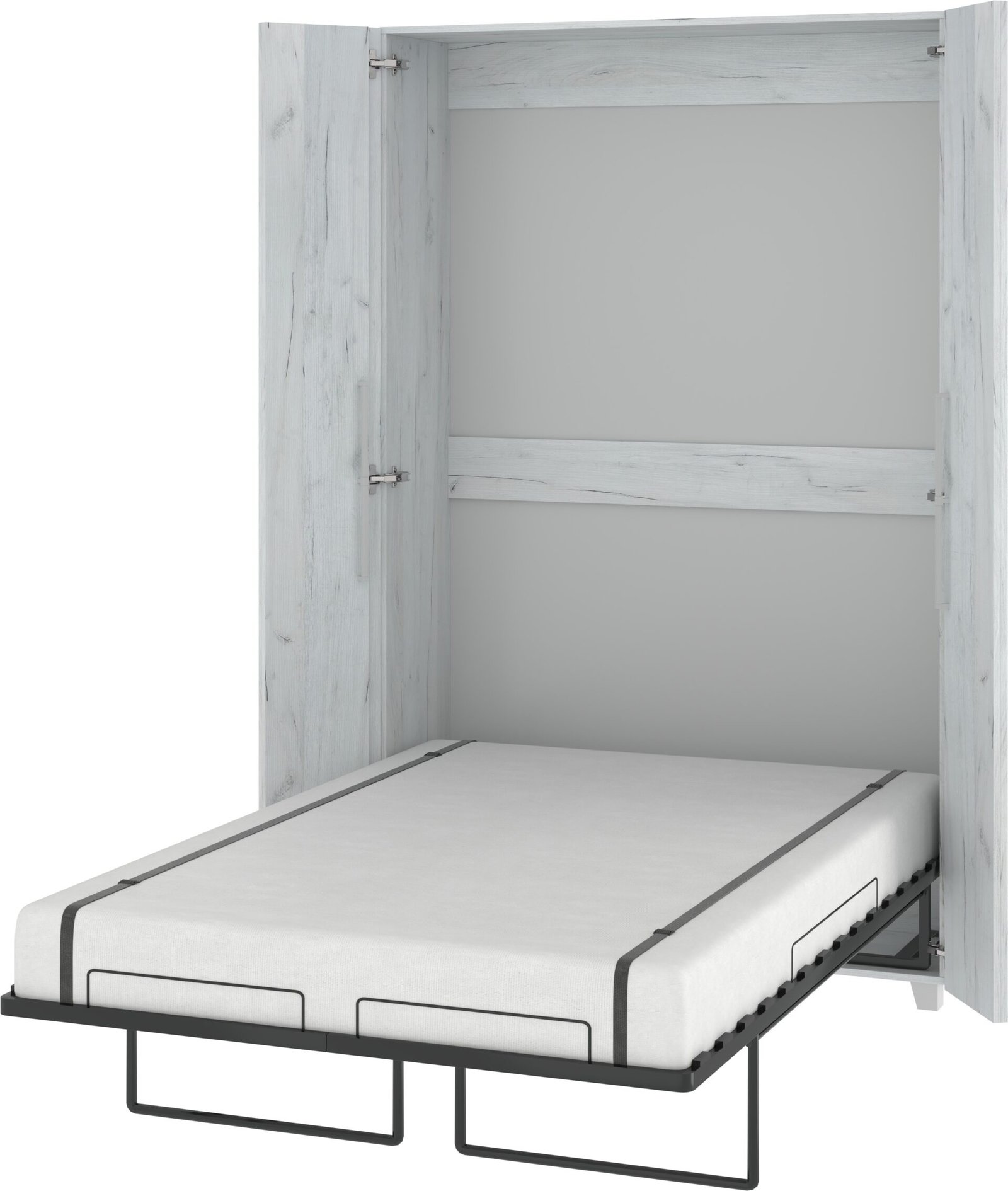 Vertical wall bed TEDDY 120, oak white color - Image 5