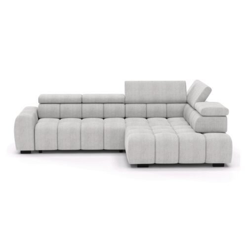 BULL L corner sofa, gray, Eden 17 Gr1