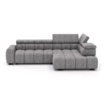 Bull L electric corner sofa in graphite color, Eden 18 Gr1