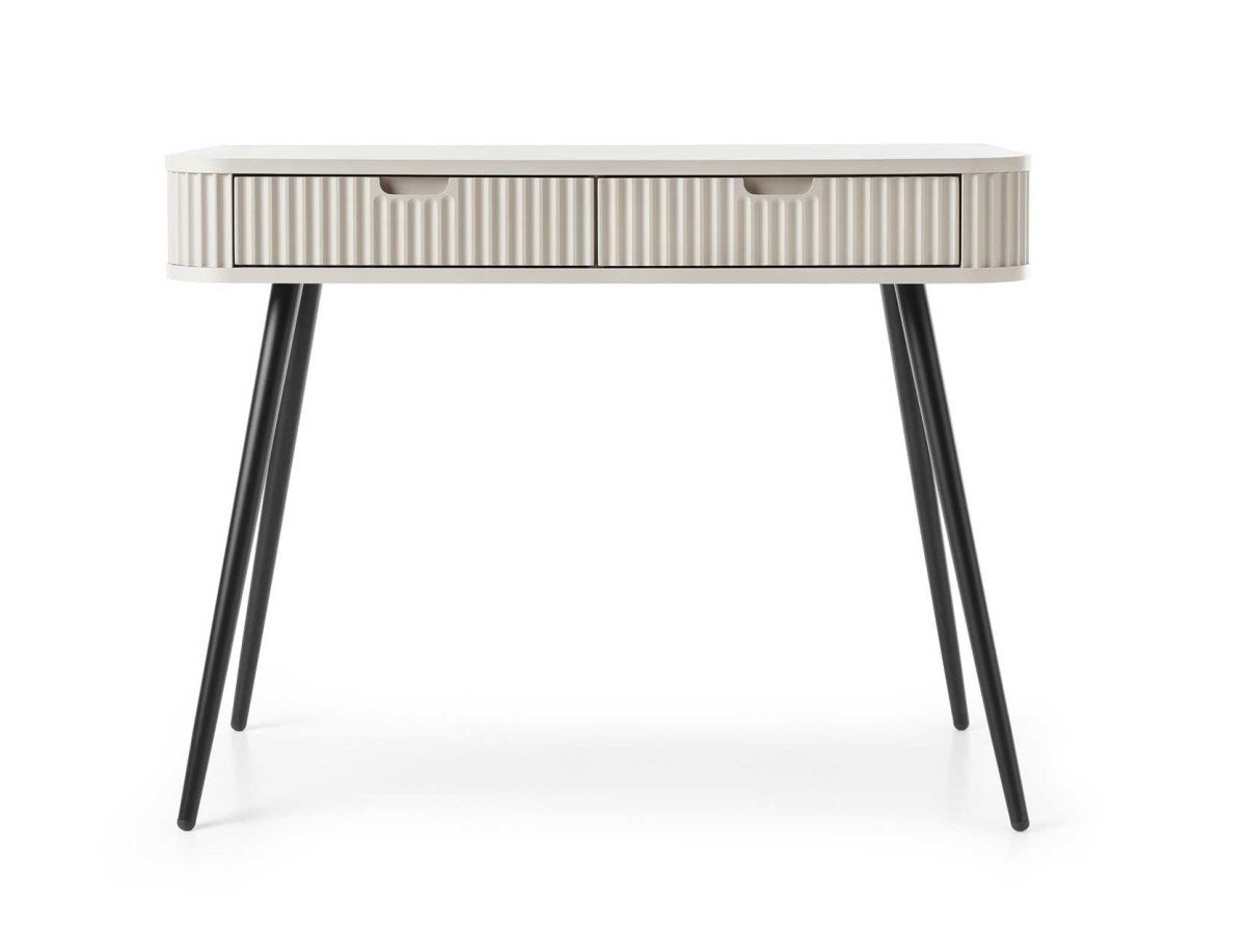 Zova T-103 Cashmere Milled Console Dressing Table with Drawers - Image 4