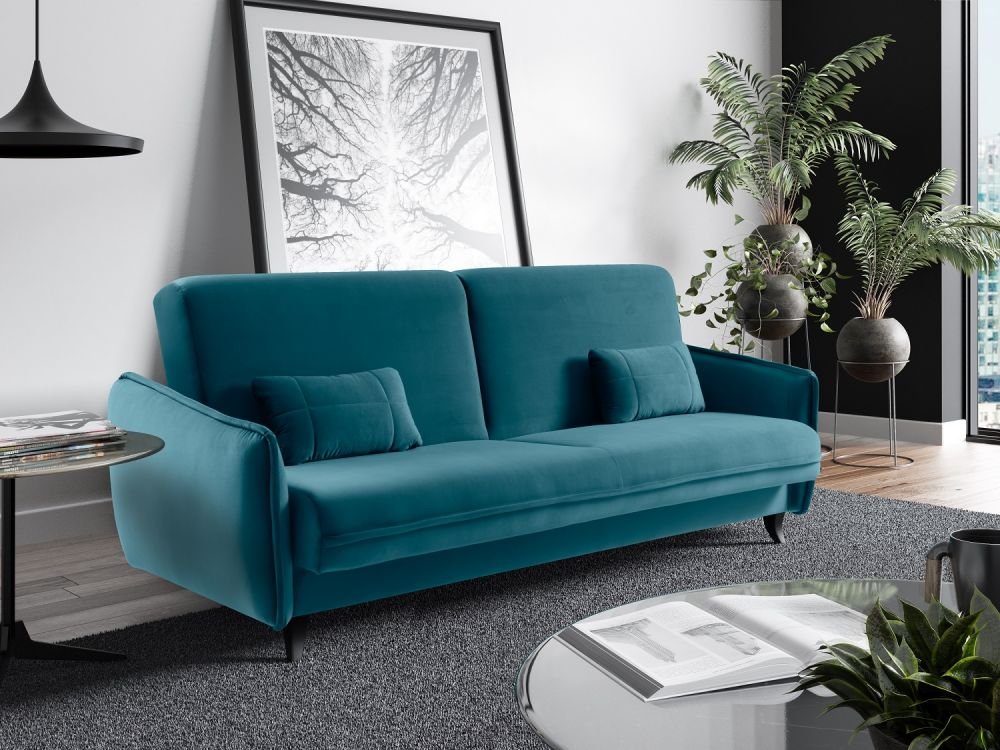 Conte fold-out sofa with sides - Image 7