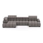 Modern corner sofa Bull XL promotional fabrics Gr1