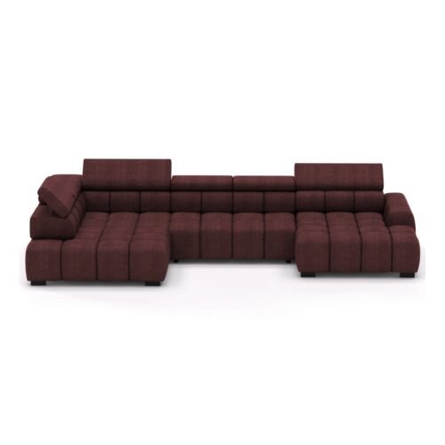 Large corner sofa “Bull XL” burgundy, WERSAL Gr1