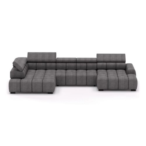 Corner sofa Bull XL graphite color Gr1