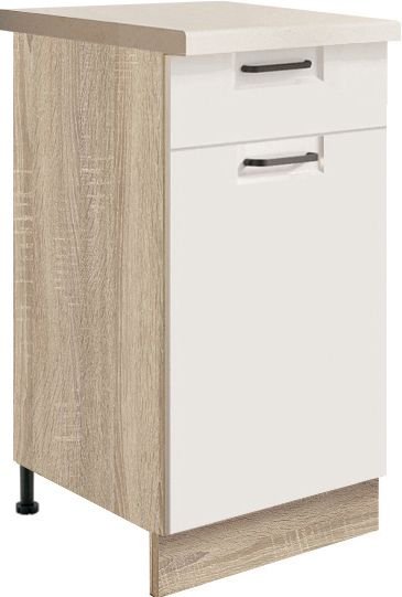 40 cm base cabinet with drawer Favorit White FW-2D