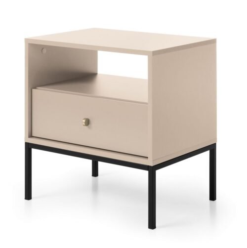 Beige Mono MS54 bedside table