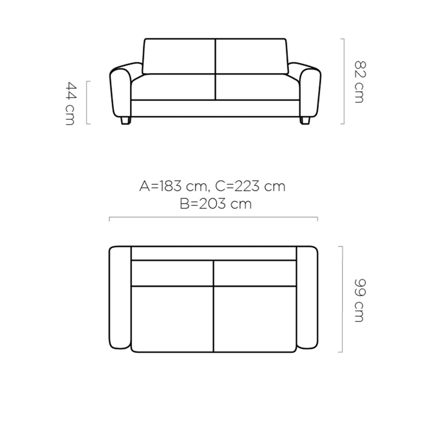Capri 120 sofa with sleeping function WERSAL Gr1 - Image 9