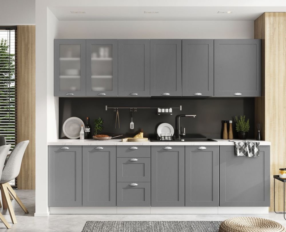 Kitchen set 260 cm Adele white matte - Image 2