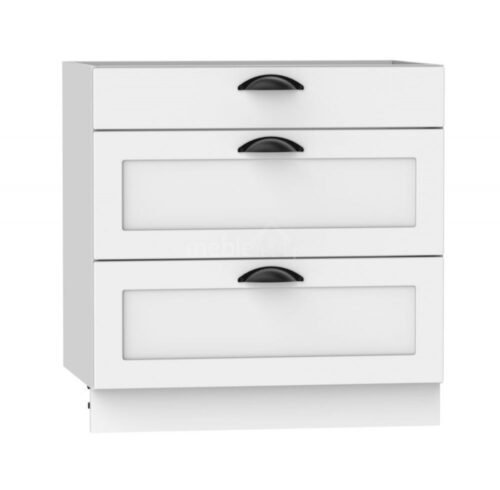 Base cabinet 90 cm with drawers D90S/3 Adele