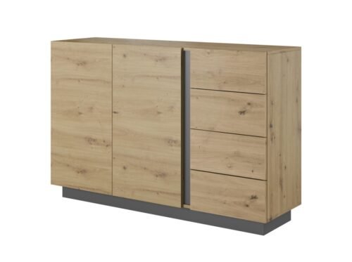 Chest of drawers 138 Arco 2D4S – artistic oak color