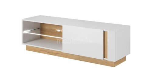 TV stand 138 Arco – white glossy