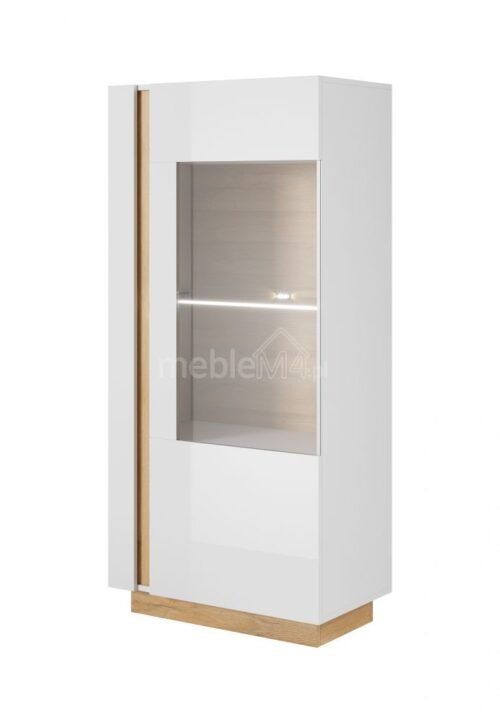 Low display cabinet 72 Arco – glossy white