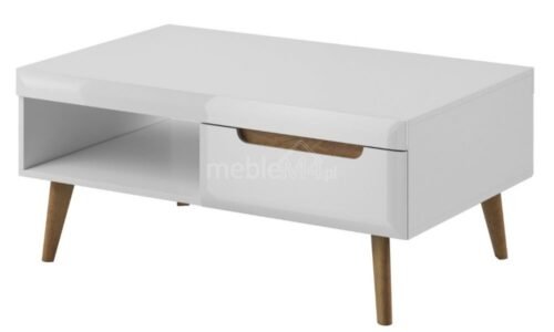 Nordi NL107 coffee table – white glossy