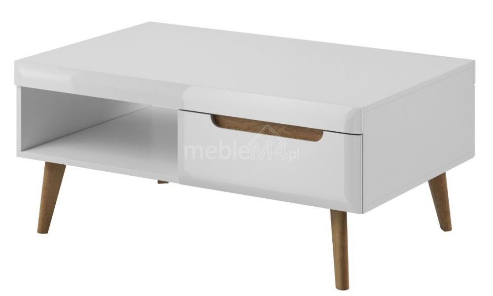 Nordi NL107 coffee table - white glossy