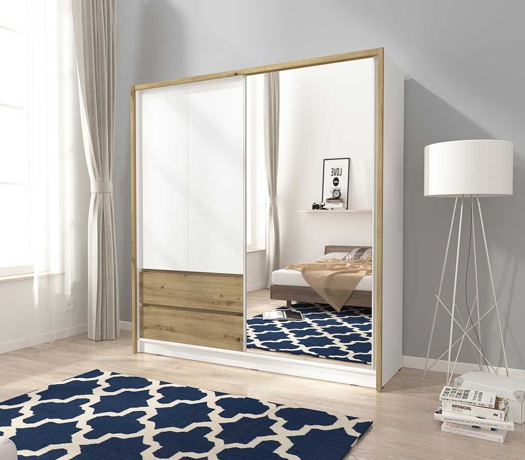 Sara 200 sliding wardrobe – oak color