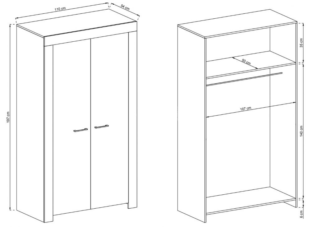 Sky SSZ110 wardrobe - Image 3