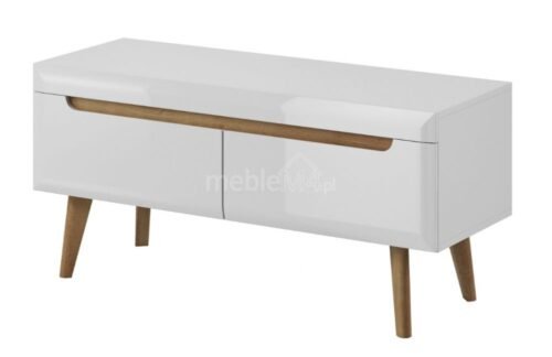 Nordi NRV107 TV cabinet – glossy white