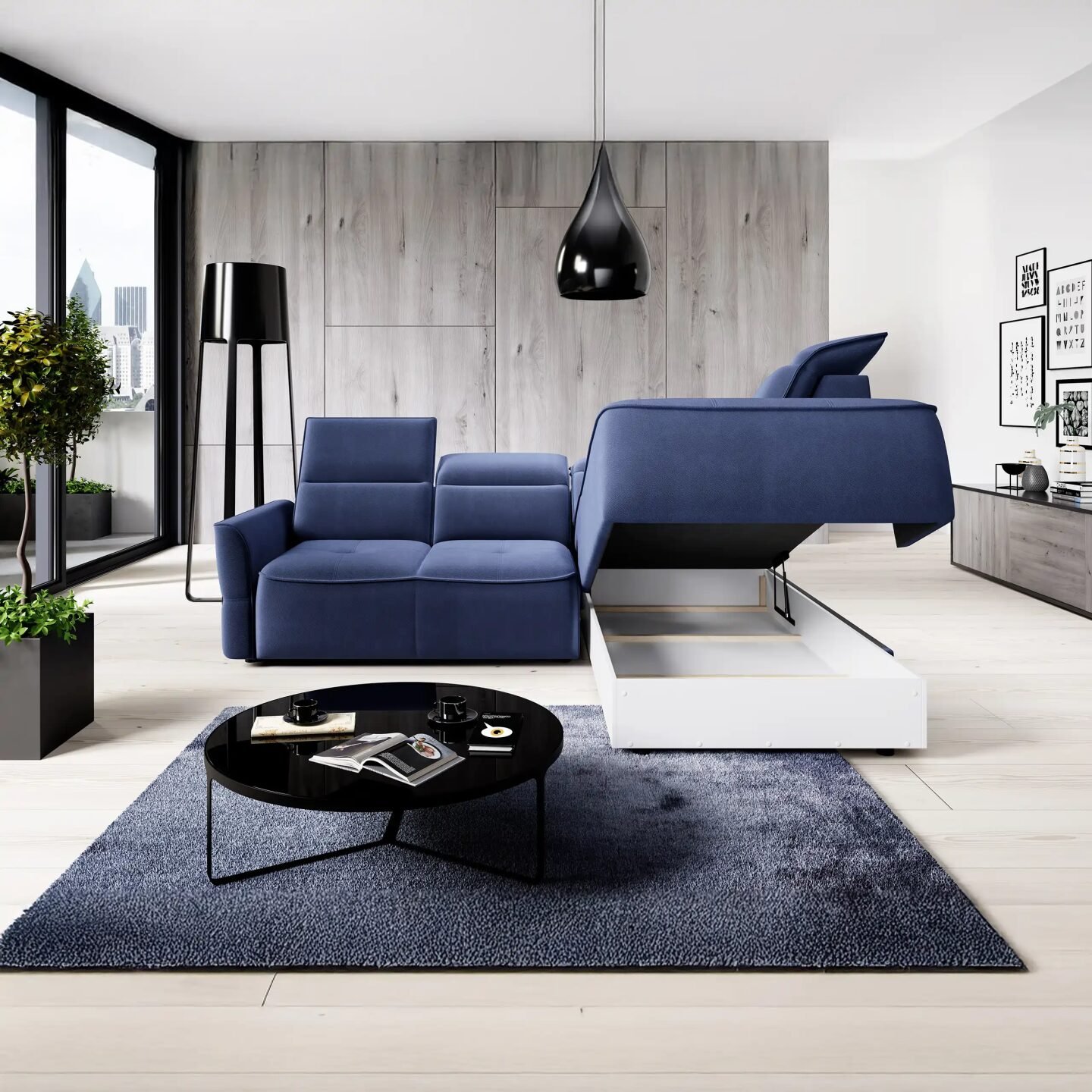 Murillo L Gr1 electric corner sofa - Image 4