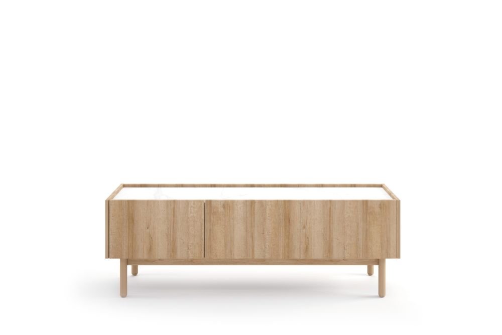 TV cabinet Boho RTV144 chest of drawers, Riviera oak - Image 2