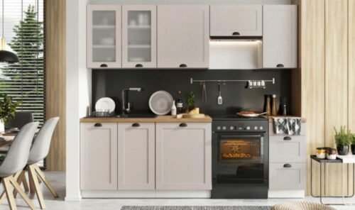 Kitchen set, kitchen 180–240 cm, Adele beige