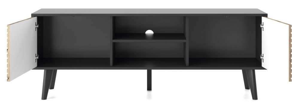TV cabinet with grooved fronts Willow RTV154 - Image 3