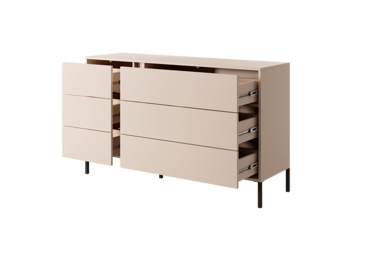 Beige chest of drawers 138 6S Dast - Image 2