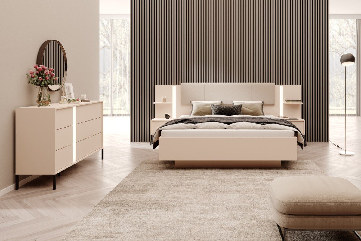 Beige chest of drawers 138 6S Dast - Image 6