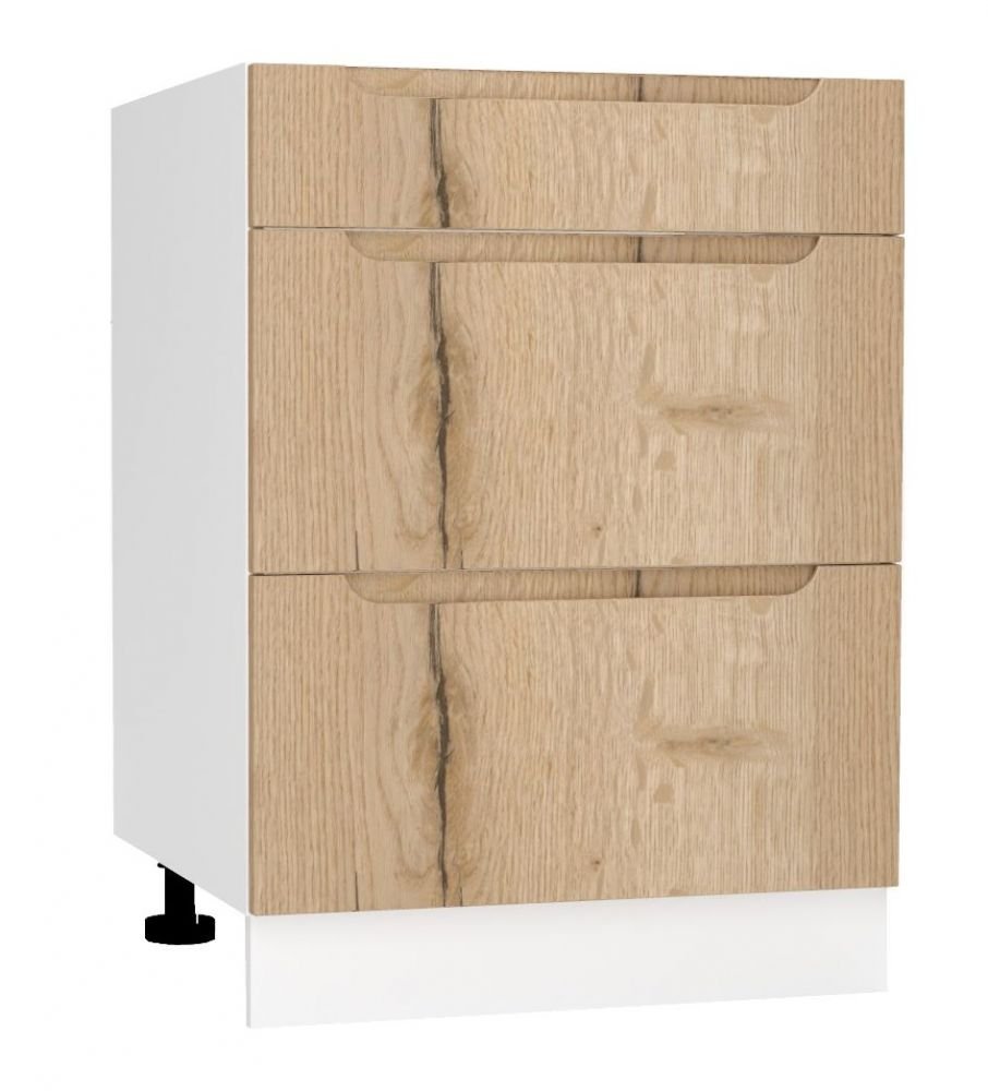 Base cabinet 60 cm with drawers D60S/3 Zoya