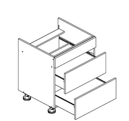 Base cabinet 60 cm for D60PC S/2 Adele hob