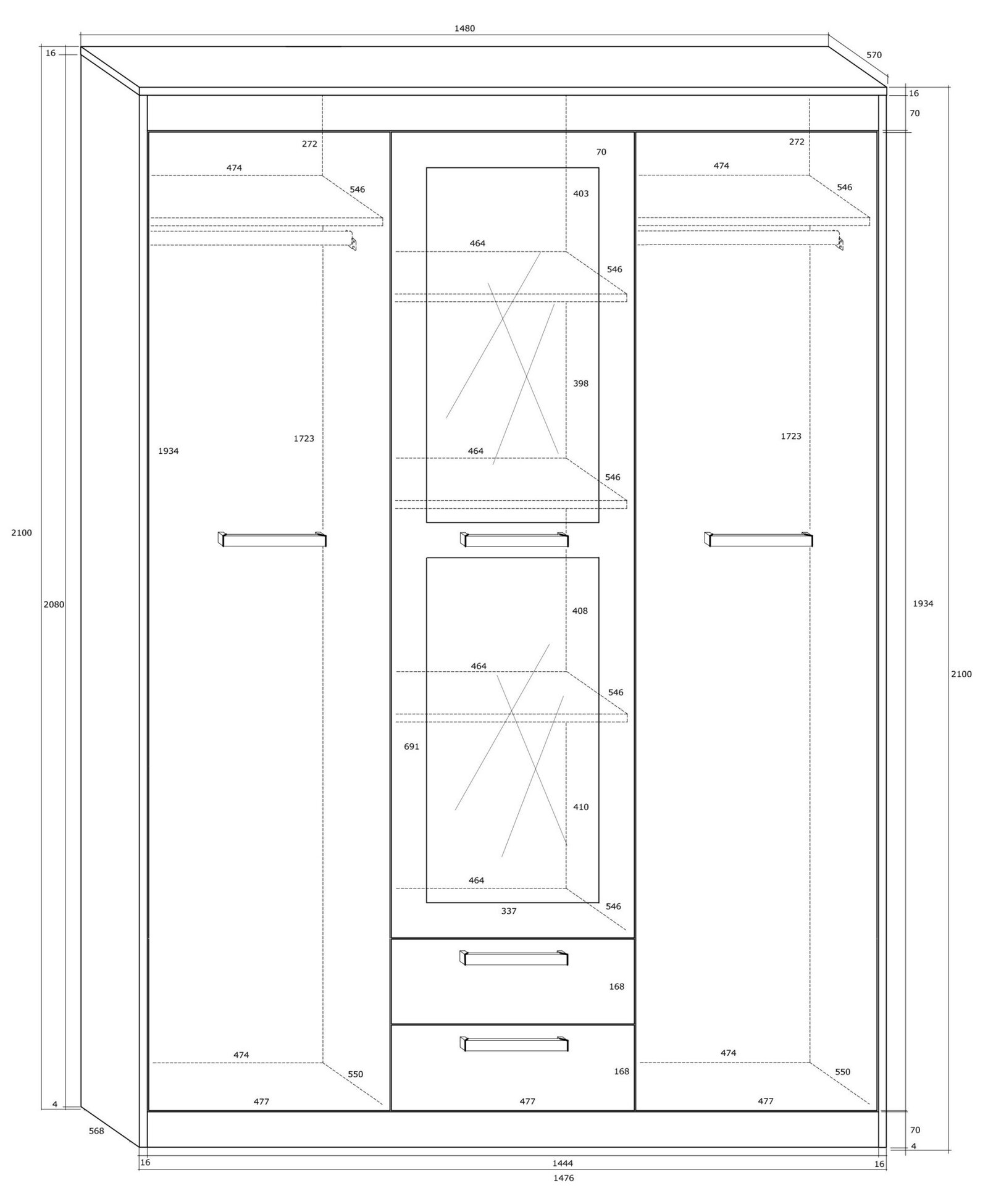 MAX 05 furniture, 3D2S wardrobe - Image 6