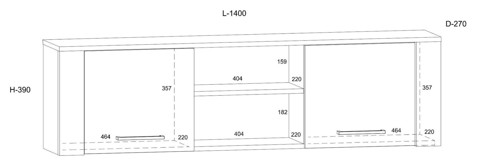 SLIDE furniture #2 shelf, TV table, shelf, coffee table, oak "Cremona" - Image 6