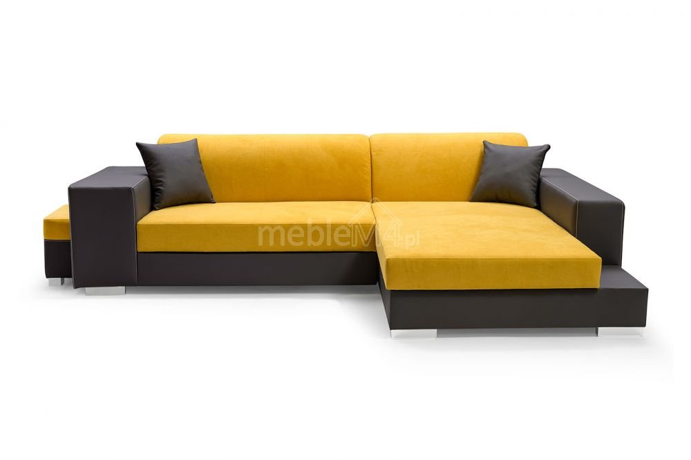 Madagascar fold-out corner sofa + pouf Gr0