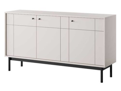 Chest of drawers with shelves JAPANDI K154 cashmere