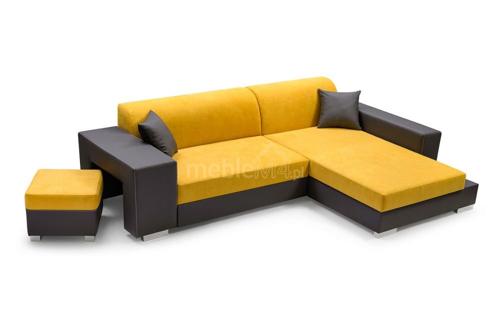 Madagascar fold-out corner sofa + pouf Gr0 - Image 3