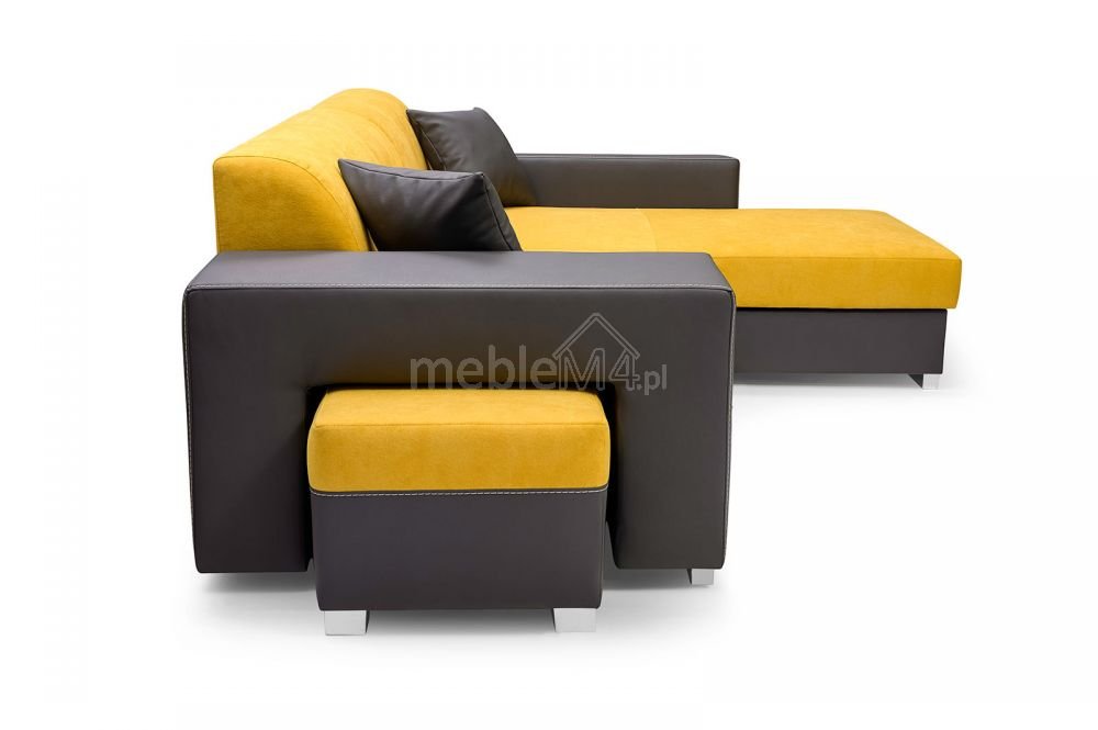 Madagascar fold-out corner sofa + pouf Gr0 - Image 4
